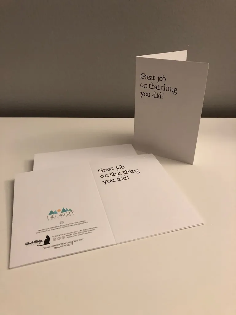 5 Blank Congratulatory Cards photo 1