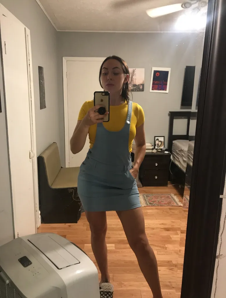 Urban Outfitters Blue Overall Dress w/ Pockets 😍 photo 1