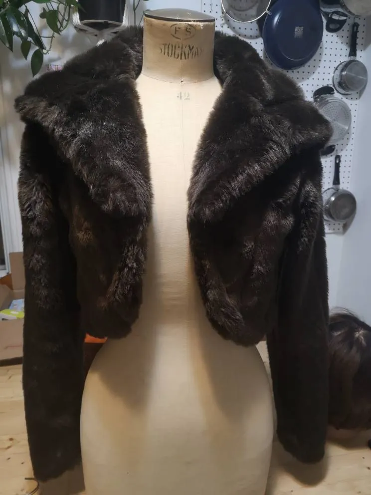 D&T | Faux Fur Bolero/Shrug | Size Small photo 1