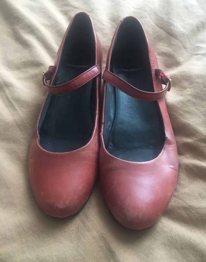 Cute Red Mary Janes photo 1