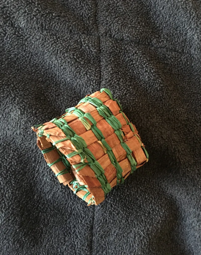 Self Made Hand Made Cedar Basket photo 1