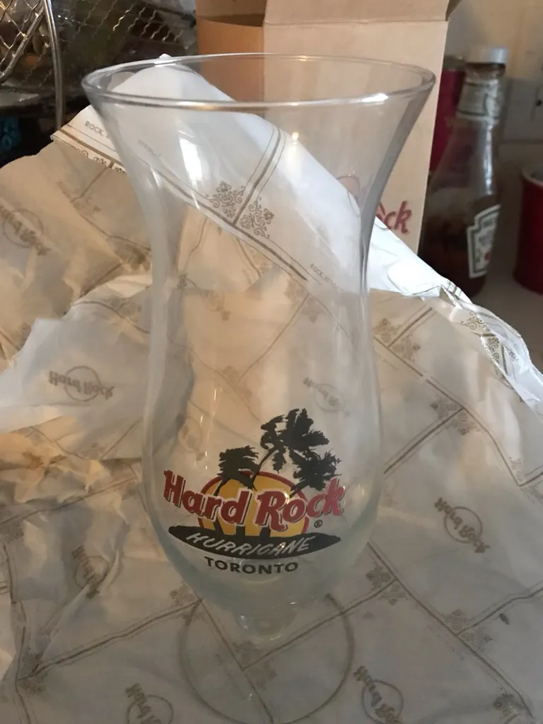 Hard Rock Cafe Hurricane Glass #collectible photo 1
