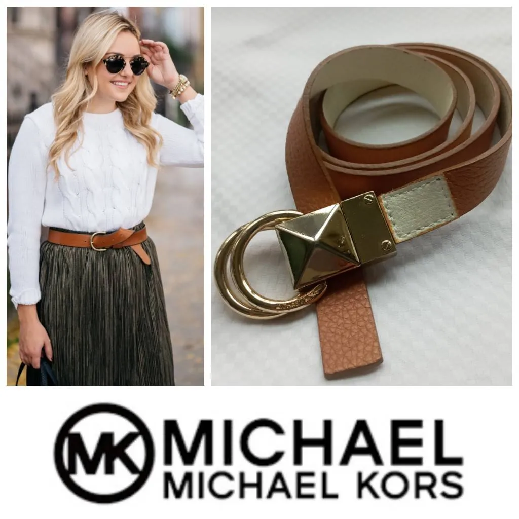 $15 trade - MICHAEL KORS, reversible wrap belt photo 1