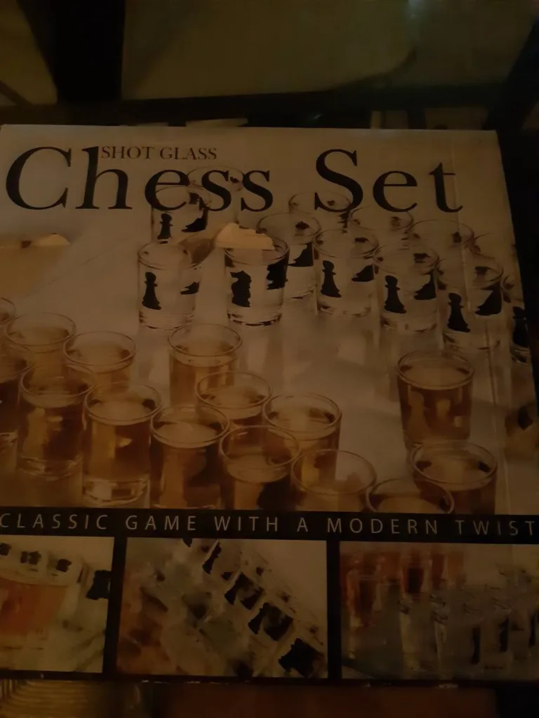 Shot Glass Chess Board photo 1