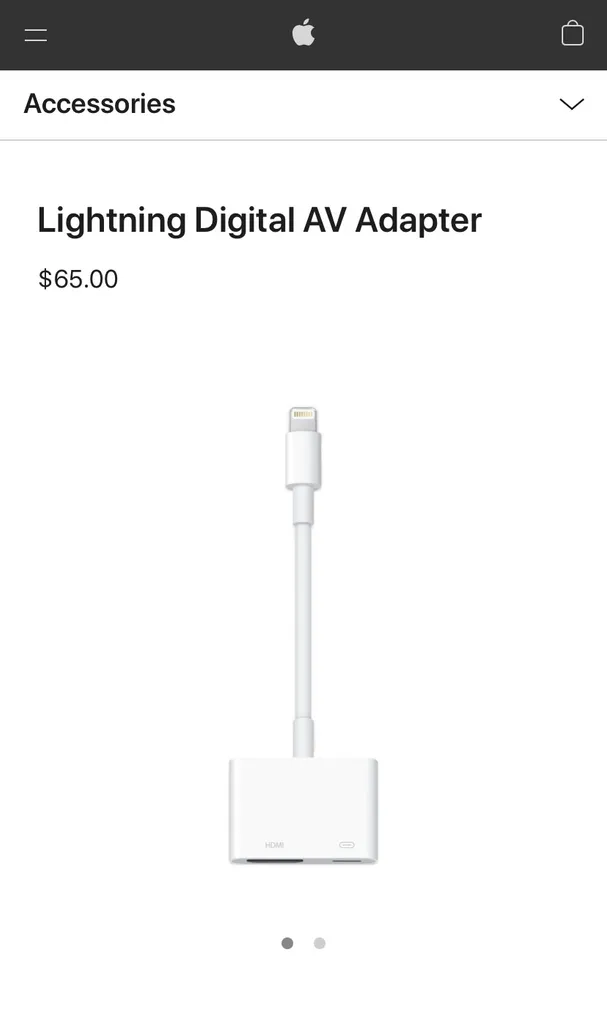 Apple Lightning to Digital AV Adapter photo 1