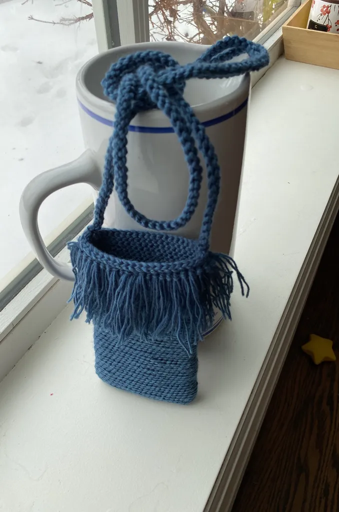 Hand Crocheted Cell Phone Bag photo 1