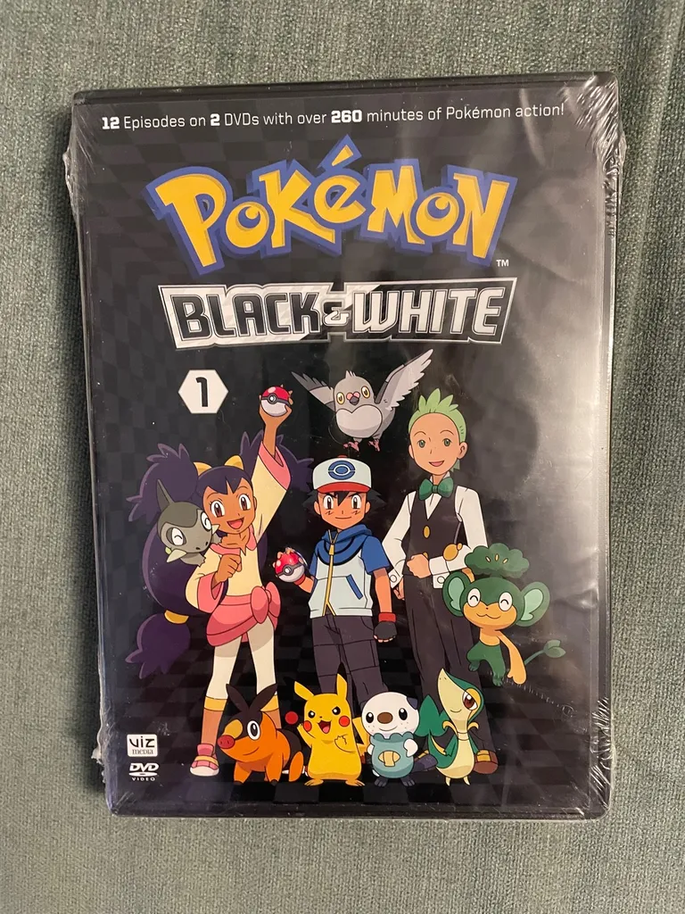 Pokemon: Black White - Set 1 (DVD, 2012, 2-Disc Set) BRAND NEW photo 1