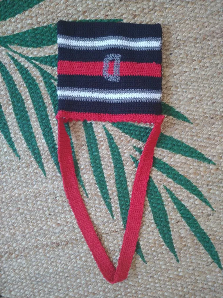 Crocheted Shoulder Purse photo 1