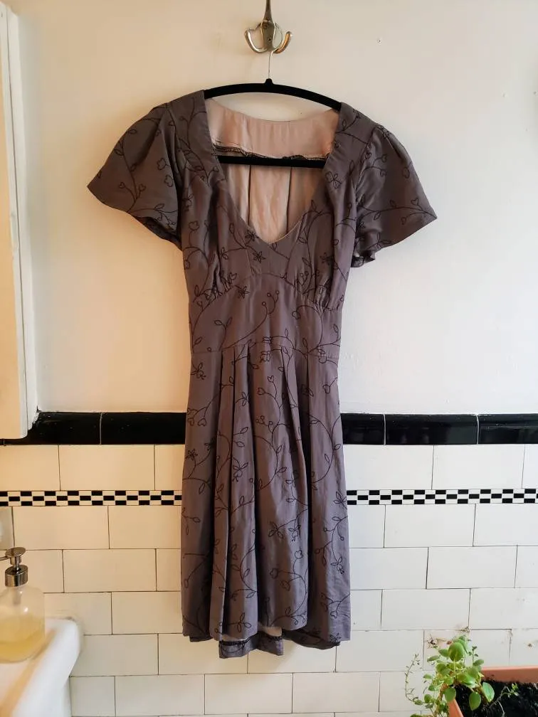 Silk/cotton dress photo 1