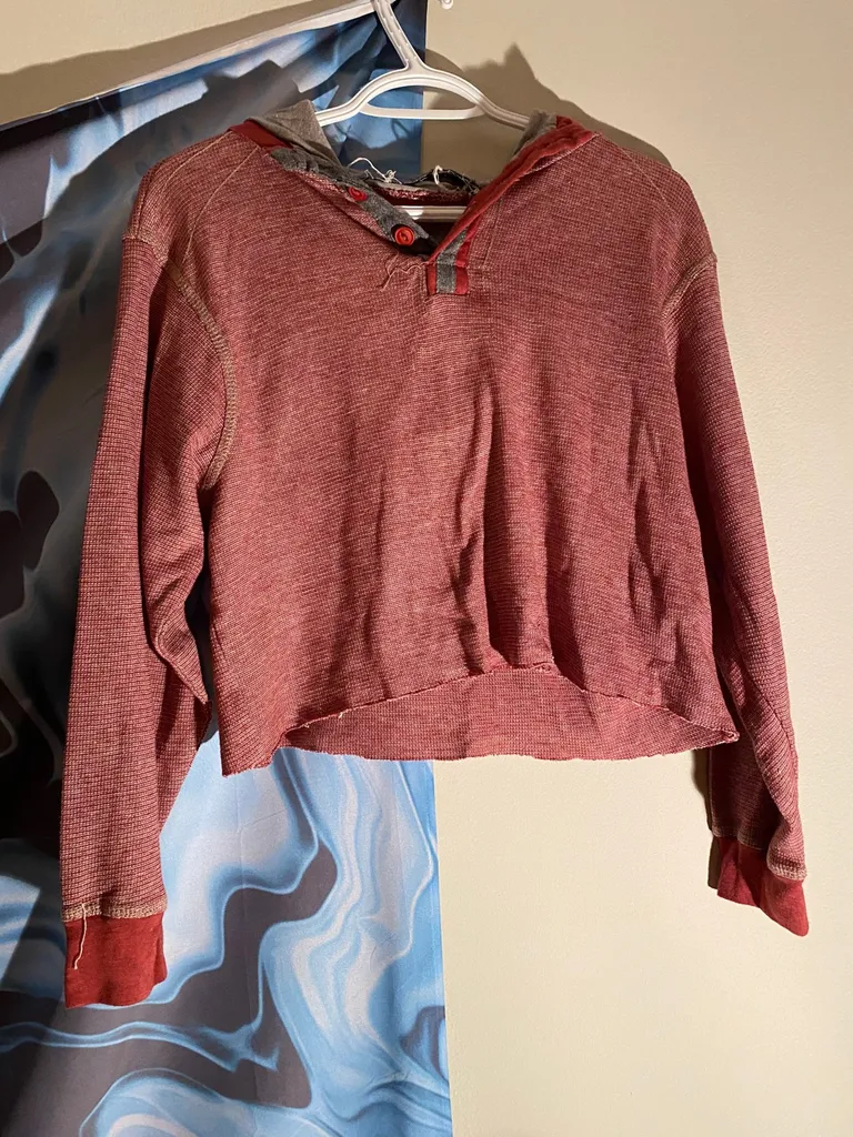 L cropped long sleeve photo 1