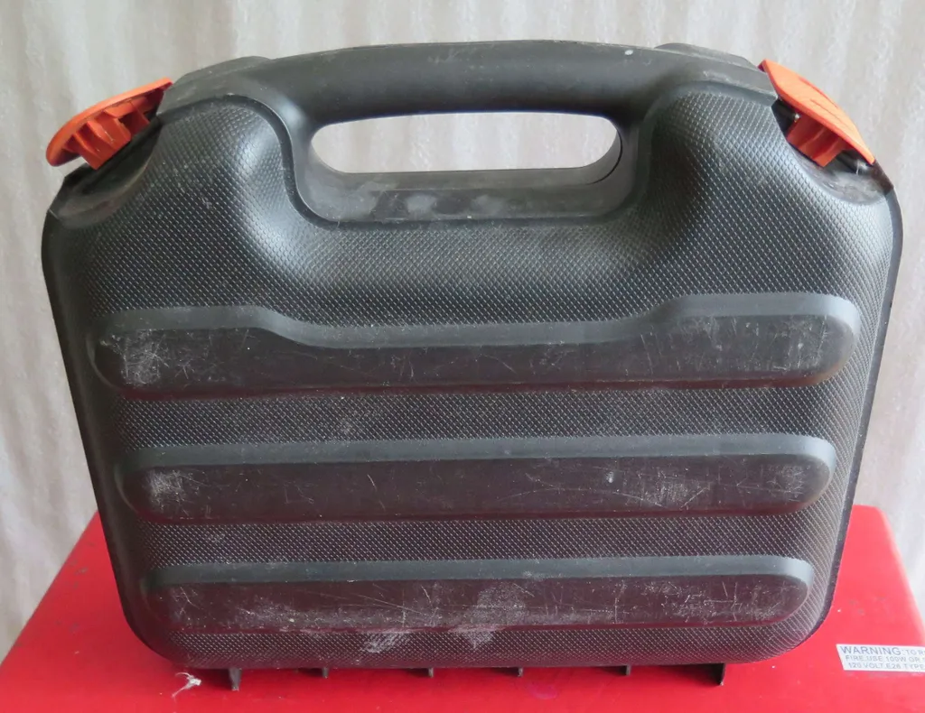 Black & Decker plastic toll box for a drill or something NYT photo 1