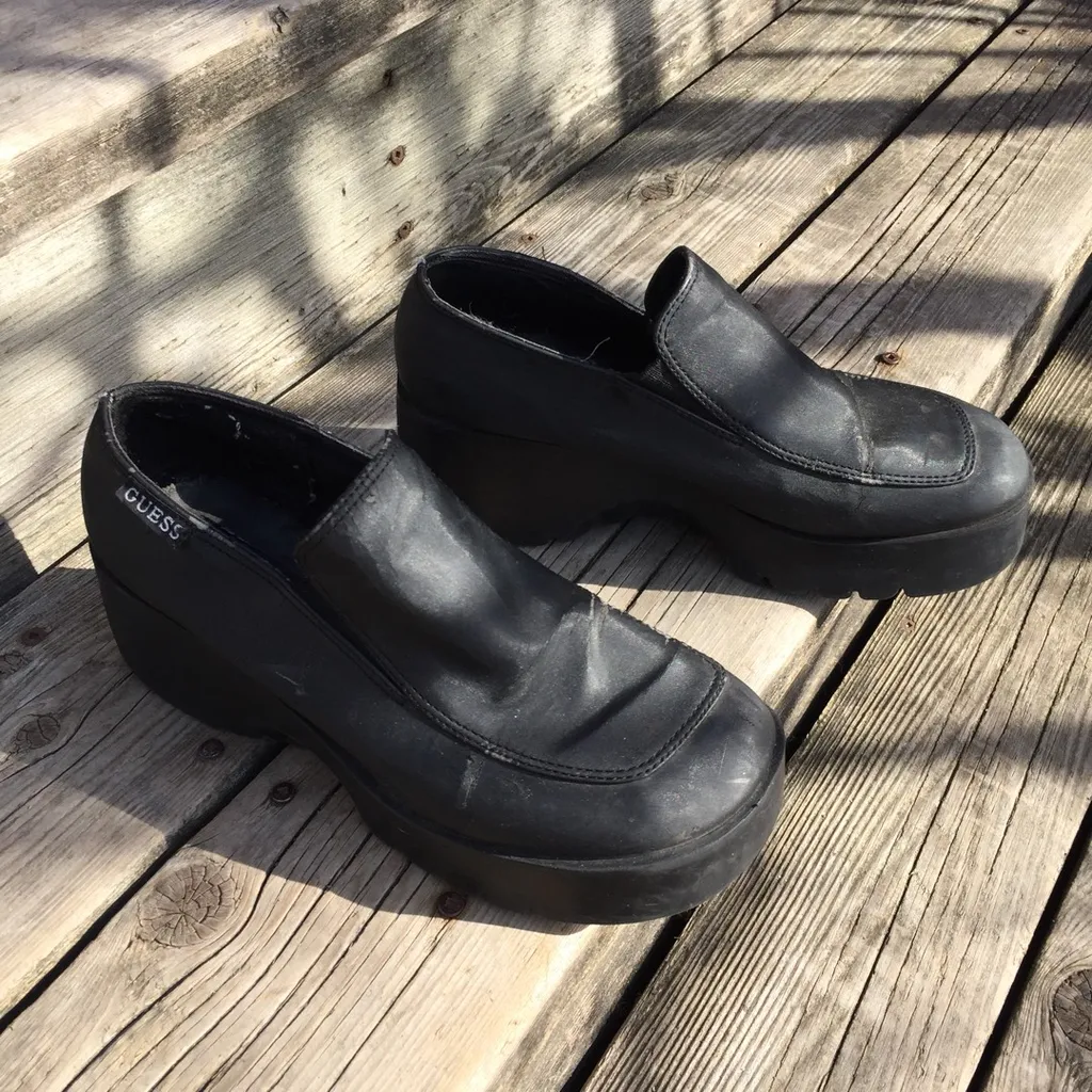 Vintage GUESS Platform Loafers photo 1