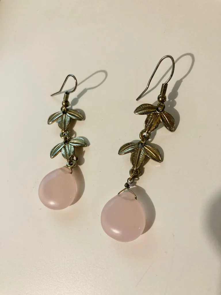 Pink Drop Earrings photo 1