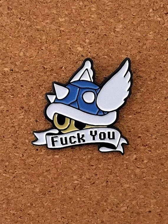 Blue Shell Enamel Pin photo 1