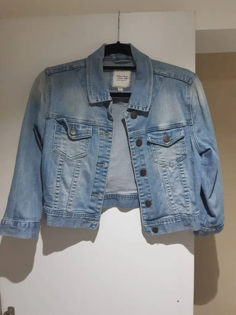 Cropped Jean Jacket photo 1
