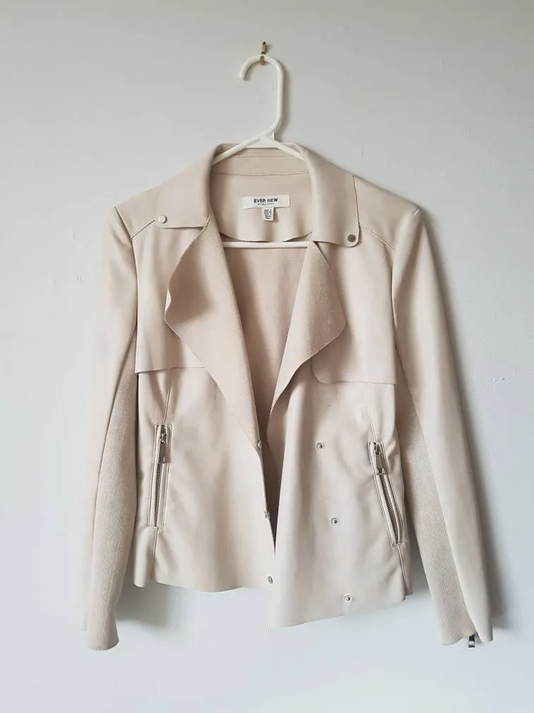 Vegan Leather Jacket (2) photo 1