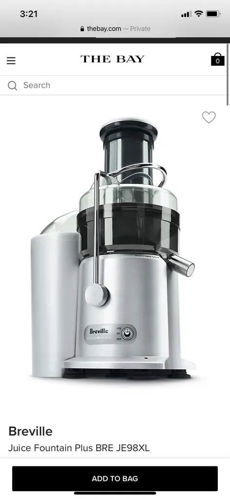 BREVILLE JUICE FOUNTAIN - JUICER photo 1