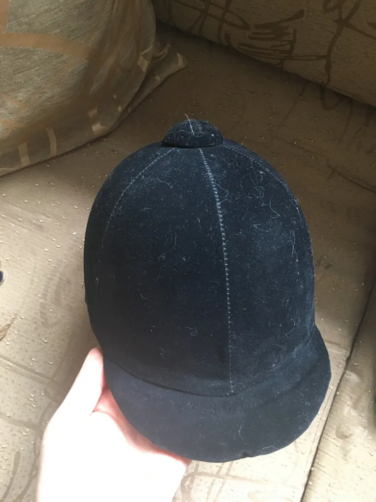 Vintage Velvet Horse riding Helmet Small photo 1