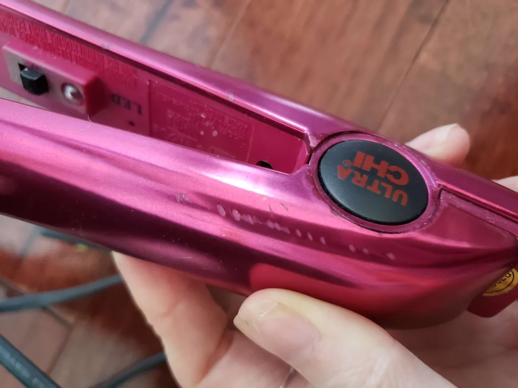 Pink metallic CHI flatiron photo 1