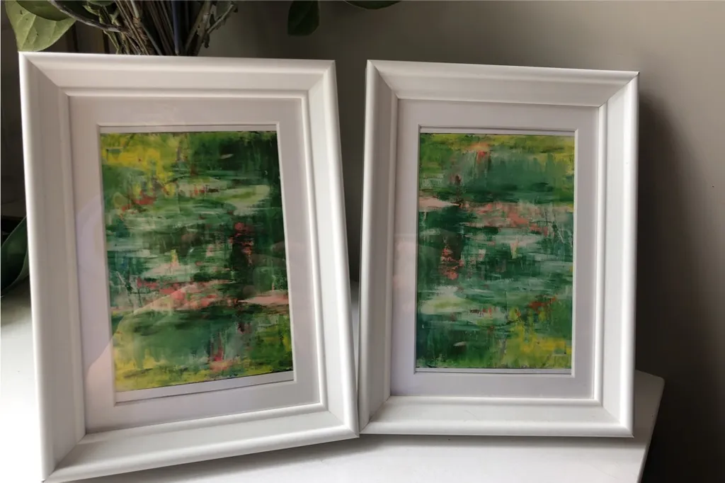 Framed Green Postcards photo 1