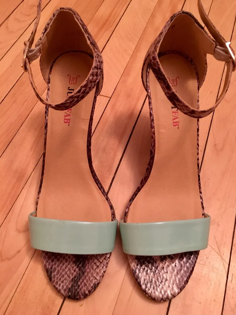 JustFab Wedges, Size 7 photo 1