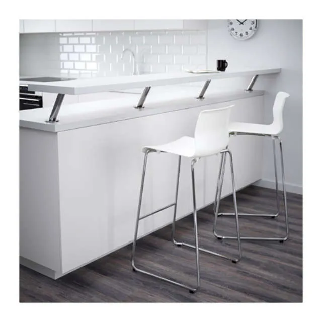2 White IKEA Bar Stools / Chairs photo 1