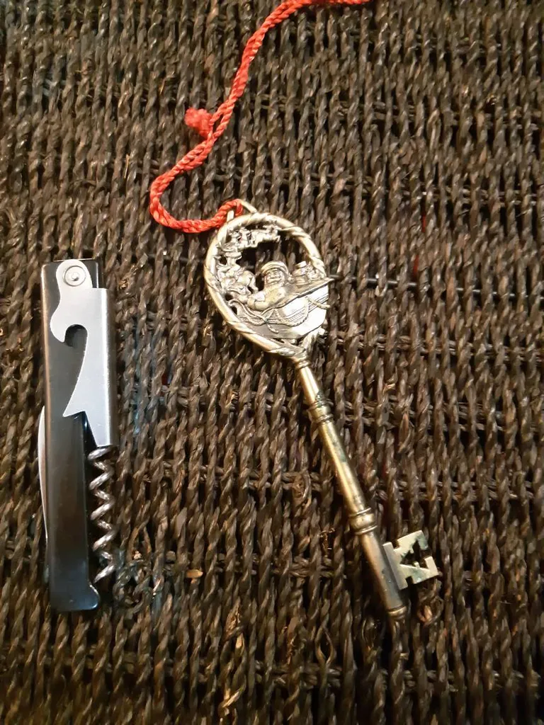 Metal Key To Santa's Workshop photo 1