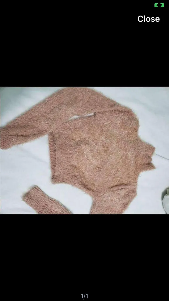 BNWOT Fashionova FuzzySweater photo 1