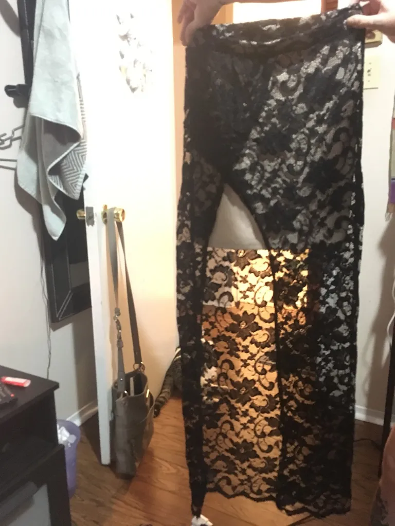 High Waisted Maxi Skirt Small photo 1