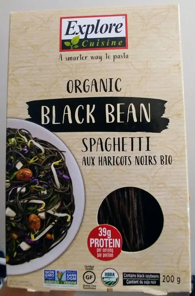 Organic black soybean gluten free pasta photo 1
