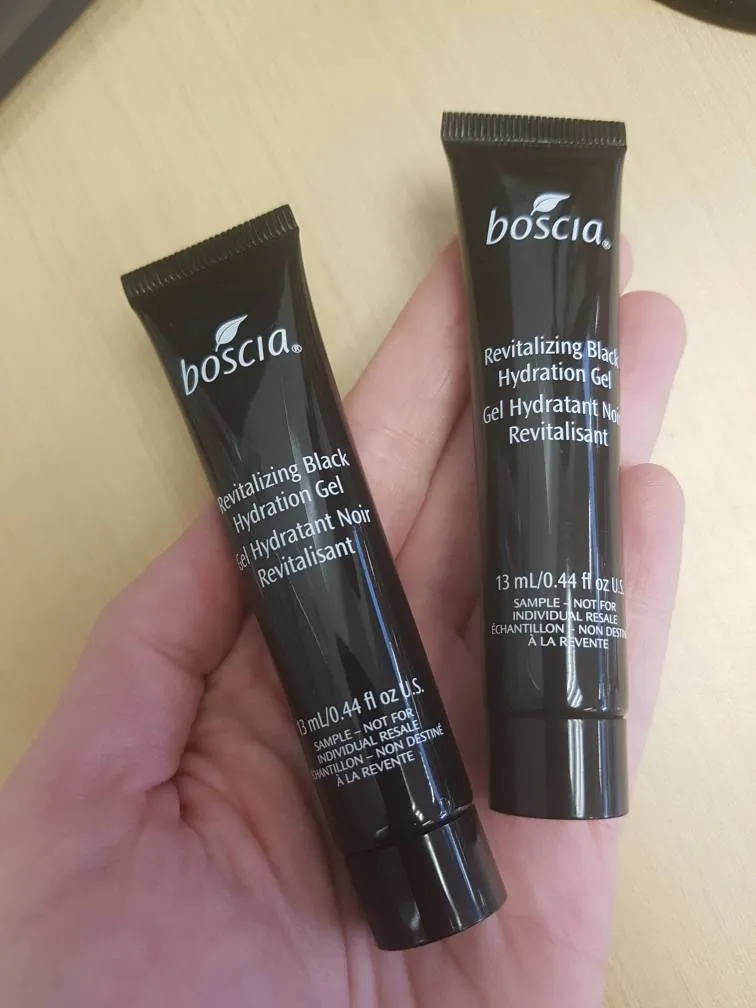 2 New Unused 13 Ml Boscia Revitalizing Black Hydration Gel Minis photo 1