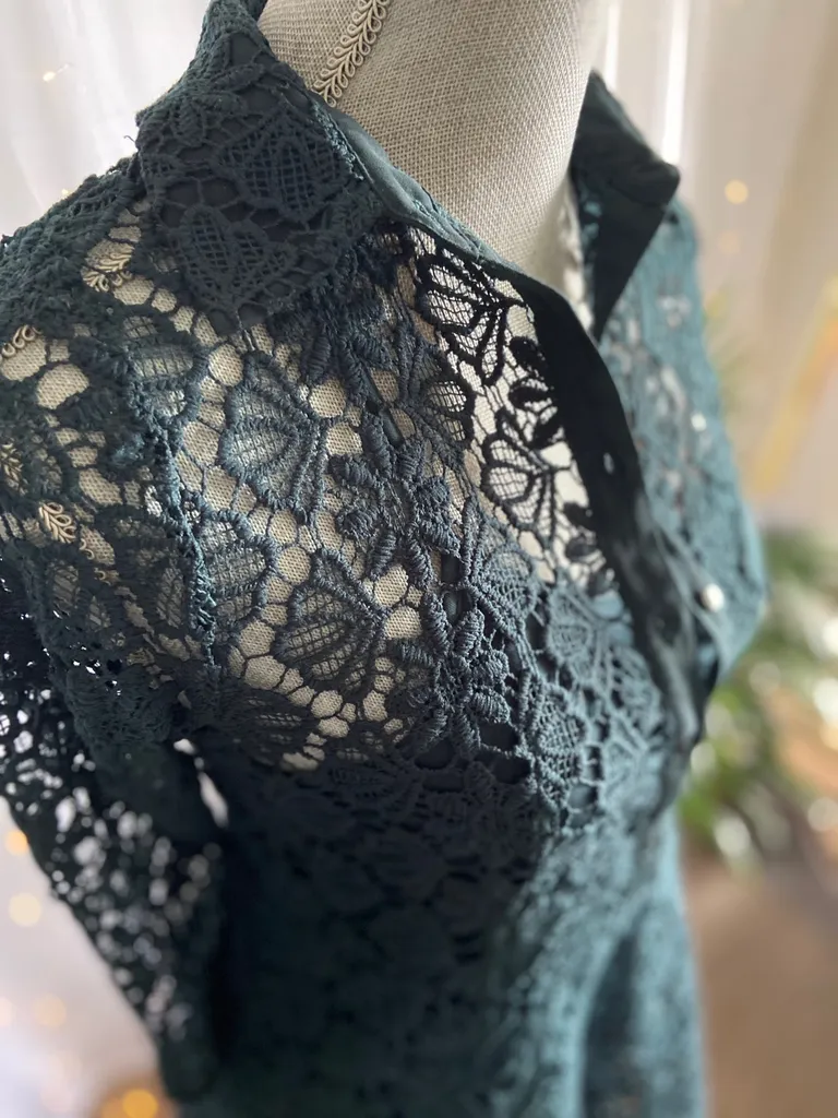 Zara Dark Green Dress photo 1