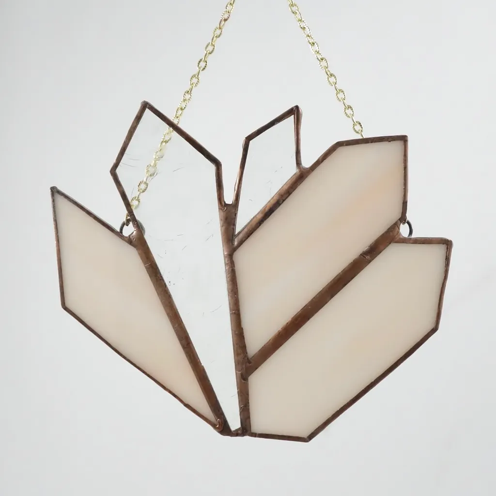 Crystal Cluster Stained Glass Suncatcher photo 1