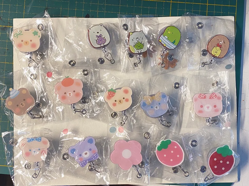 Cute Retractable ID Badge Reel photo 1