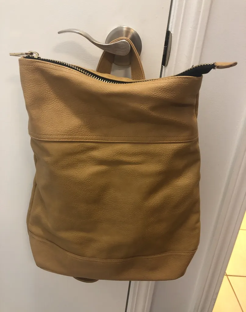 EUC Poverty Flats Vegan Leather Backpack photo 1