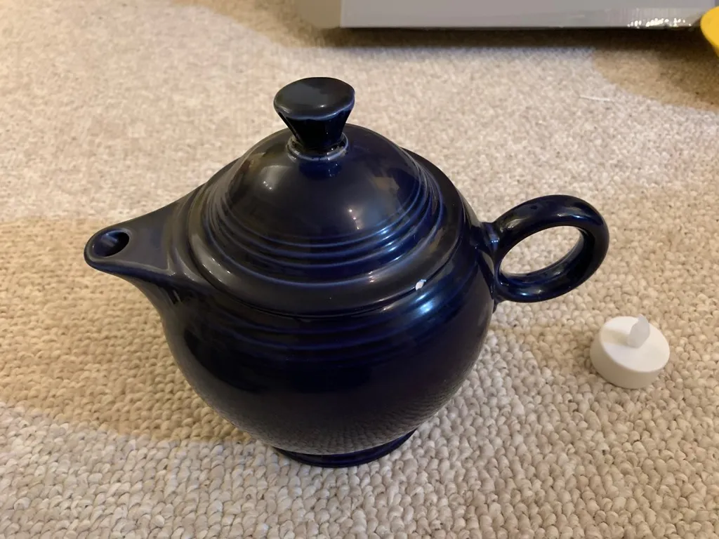 Fiestaware Style Tea Pot photo 1