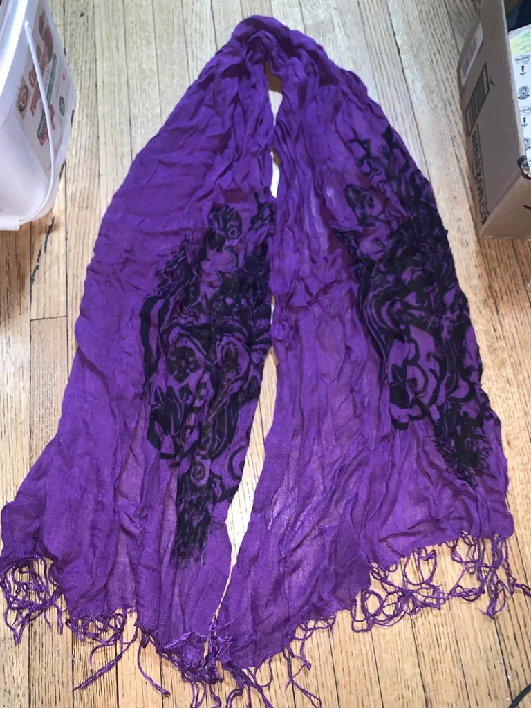 Cute Purple Scarf 🧣 photo 1