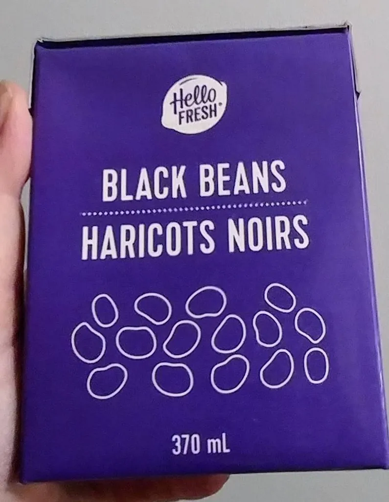 Hello Fresh black beans photo 1