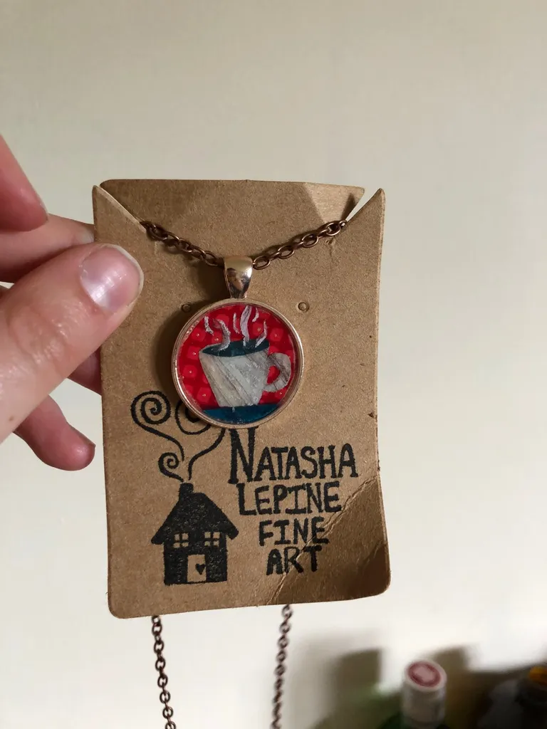 Coffee necklace (: photo 1