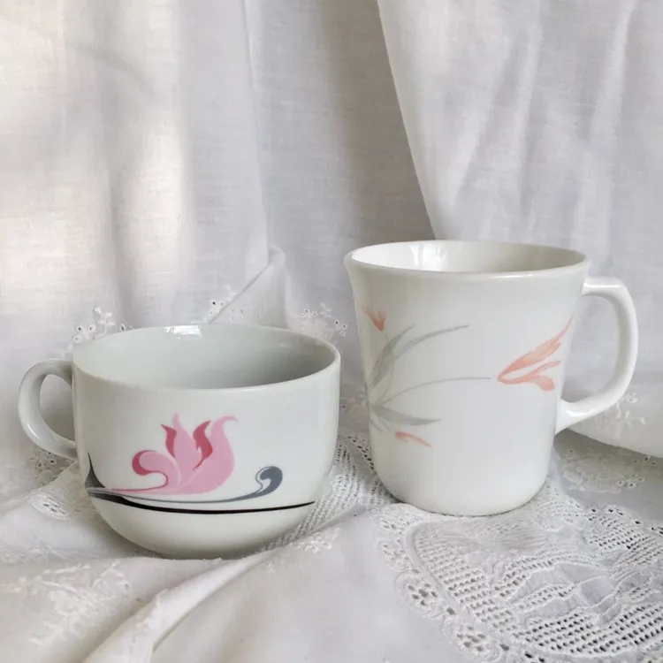 Vintage Floral Cups photo 1