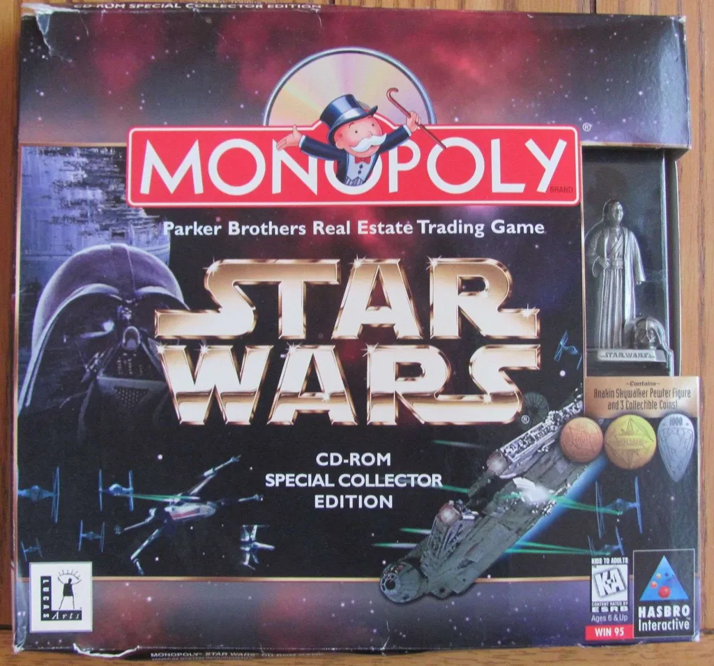 Star Wars Monopoly CD-ROM Special Collector Edition Figurine ... photo 1