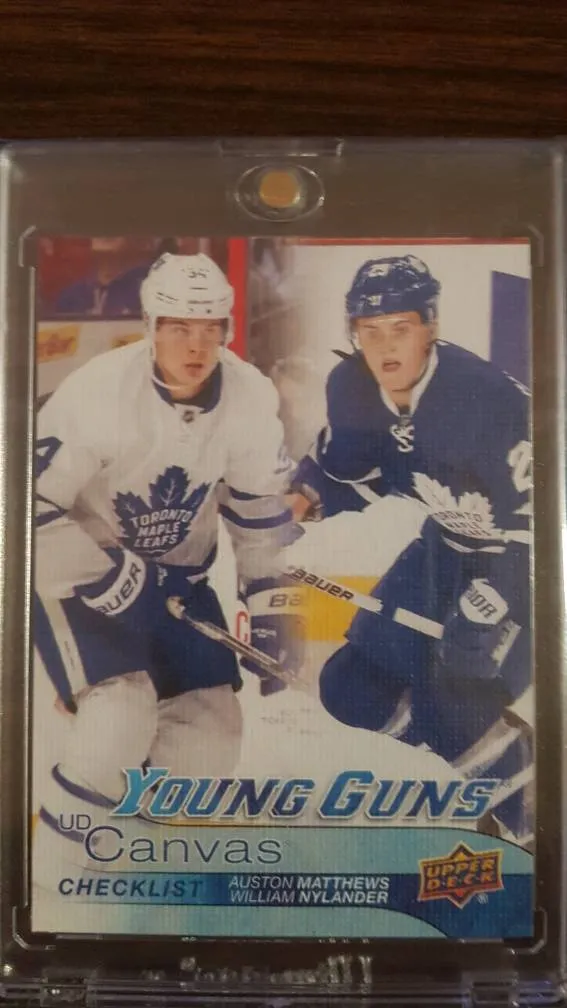 Matthews/Nylander YG Checkist Canvas photo 1