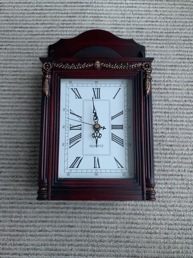 Decorative clock with hidden storage photo 1