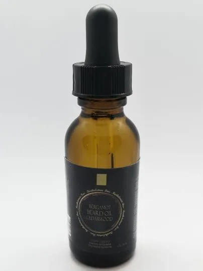 Handmade Vegan Beard Oil Bergamot and Cedarwood - 30 mL photo 1