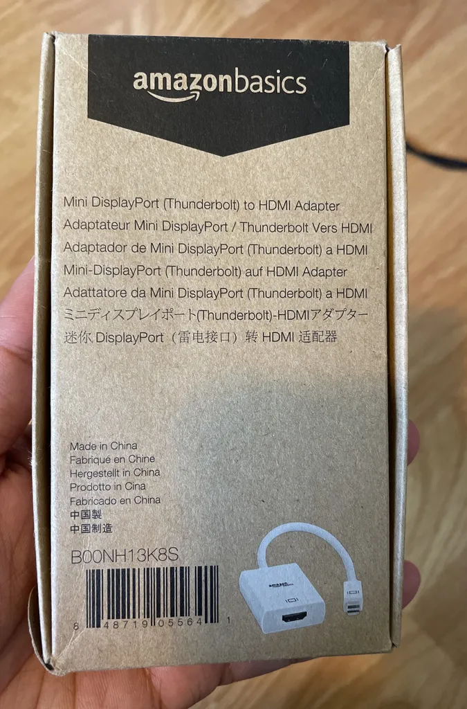Thunderbolt To HDMI Adapter From Amazon Basics photo 1