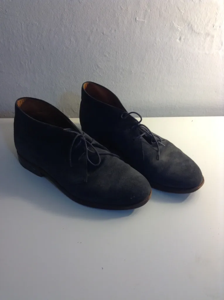 Blue Suede Desert Boots (EUC) photo 1