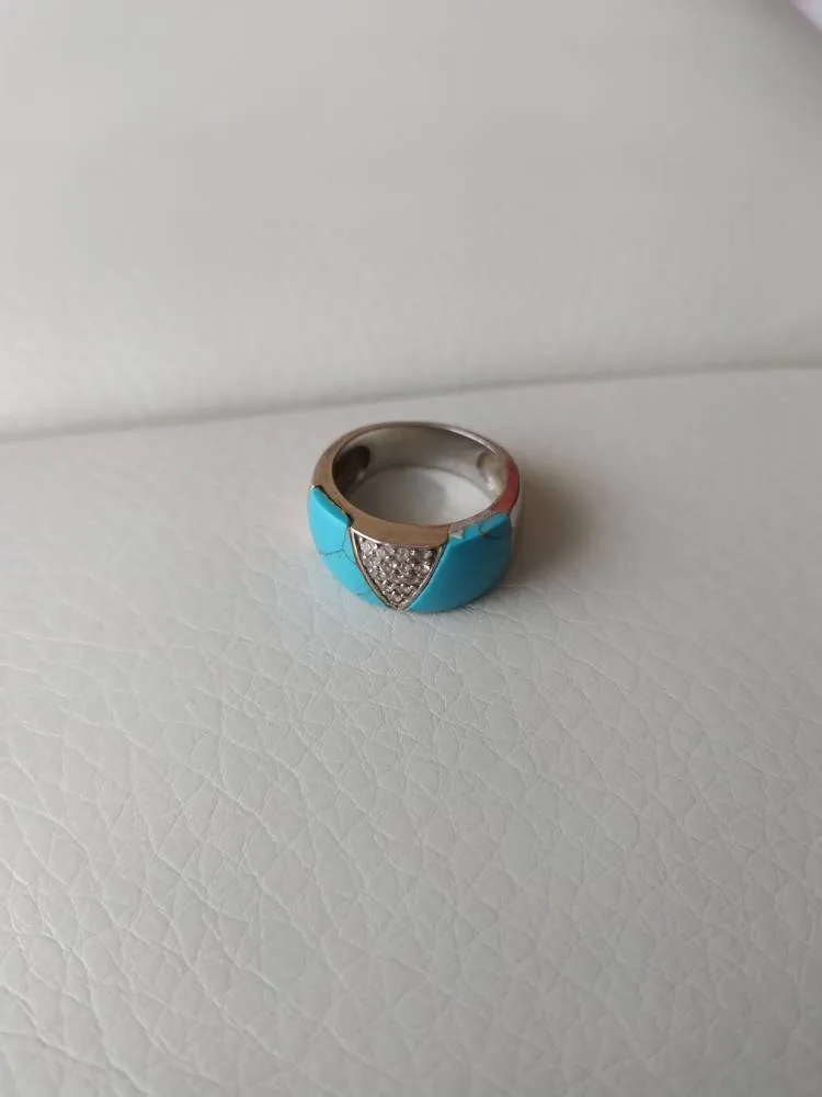 Torquoise Sterling Silver Ring photo 1