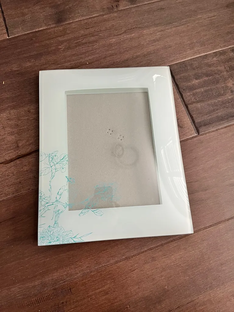 Brand New Light Blue Bird Picture Frame photo 1