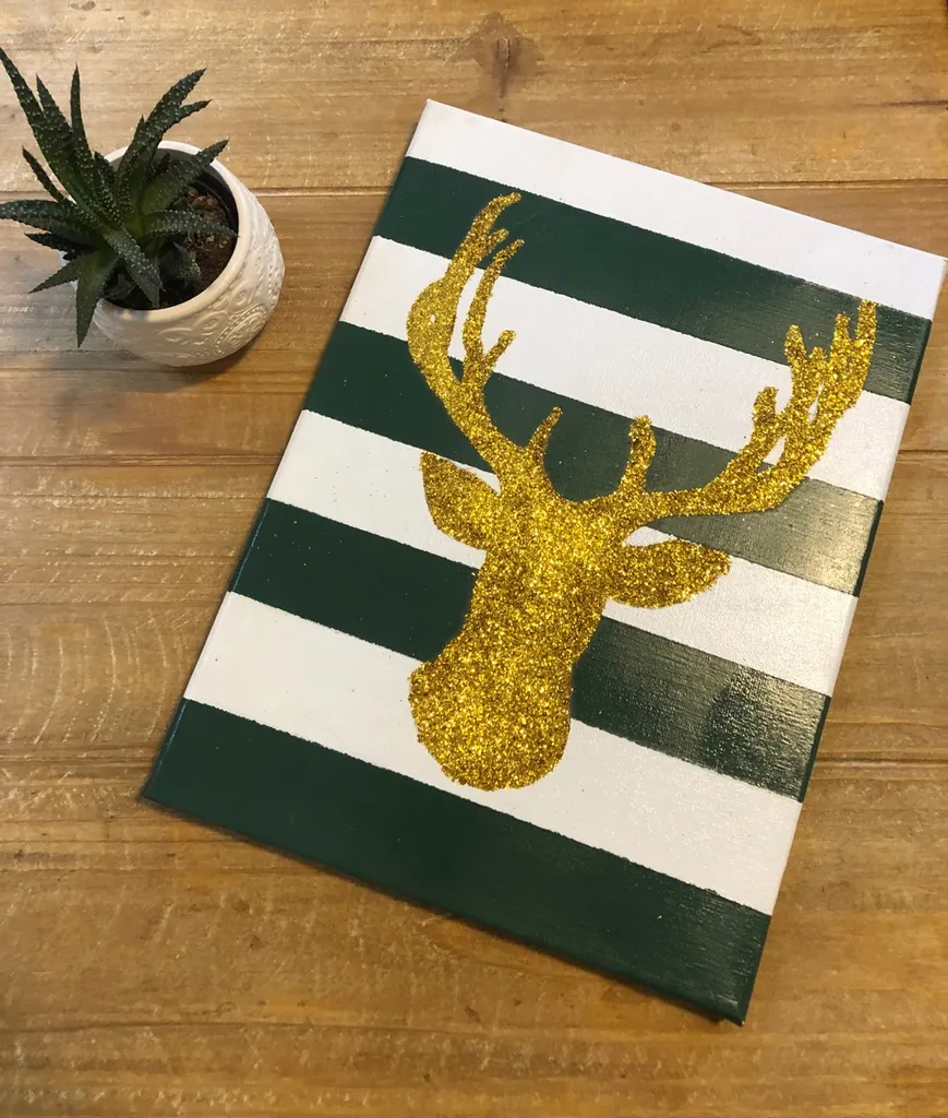 Deer Frame Painting photo 1