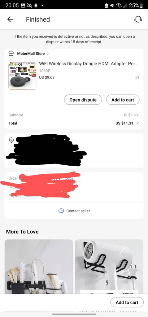 "Chromecast" Display dongle HDMI from AliExpress photo 1